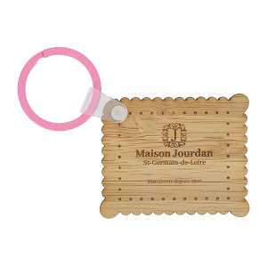 Porte-clés sur-mesure en bambou de 3mm – MINIBEL