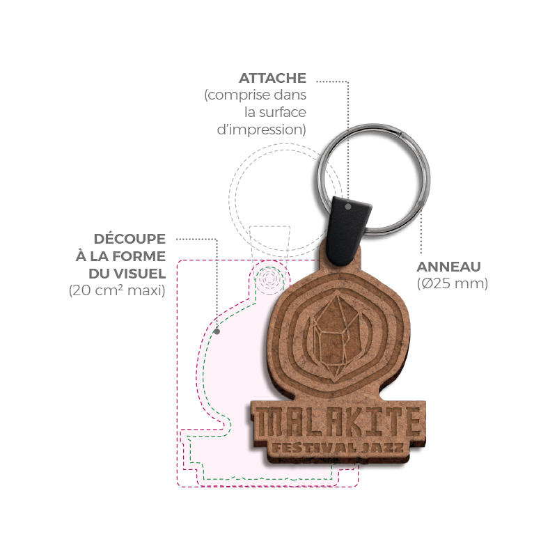 Porte-clés sur-mesure en bois MDF – CREATION BOIS – Image 7